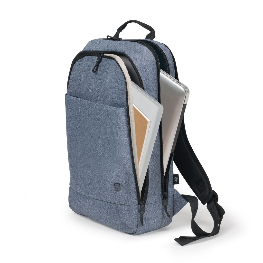 Dicota Slim Eco Laptop Backpack 13-15,6" Blue Denim