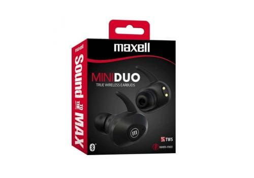 Maxell MiniDuo TWS Bluetooth Headset Black