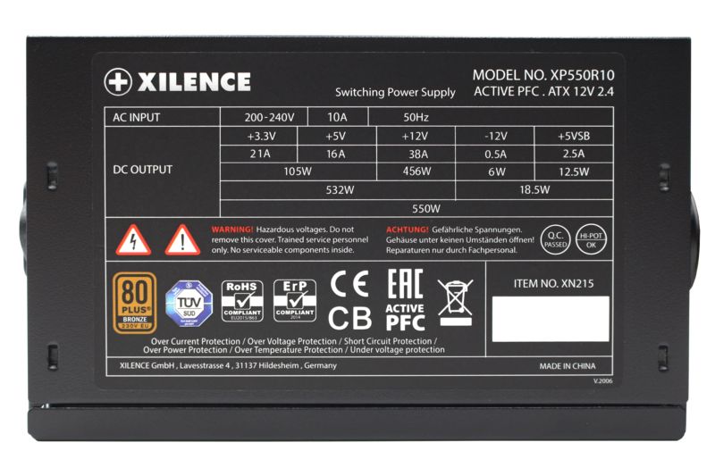 Xilence 550W 80+ Bronze XN215