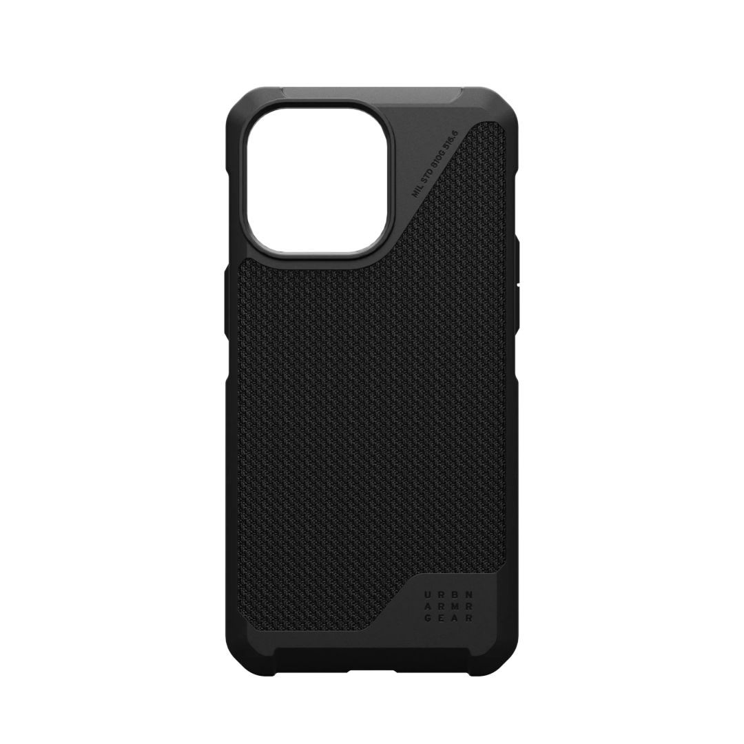 UAG Metropolis LT case for MagSafe iPhone 15 Pro Max Kevlar Black