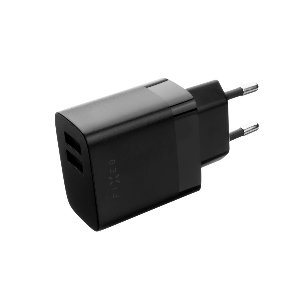 FIXED Dual USB Travel Charger 17W Black