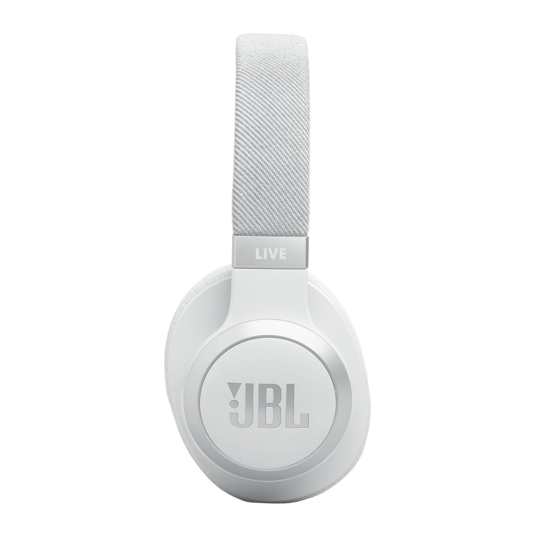 JBL Live 770NC Bluetooth Over-Ear Noise-Cancelling Headset White