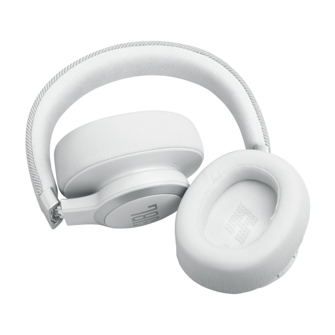 JBL Live 770NC Bluetooth Over-Ear Noise-Cancelling Headset White