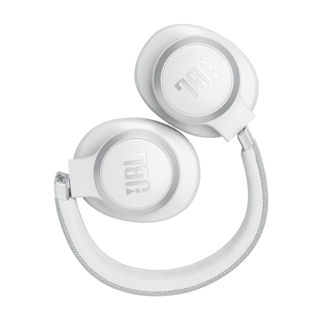 JBL Live 770NC Bluetooth Over-Ear Noise-Cancelling Headset White