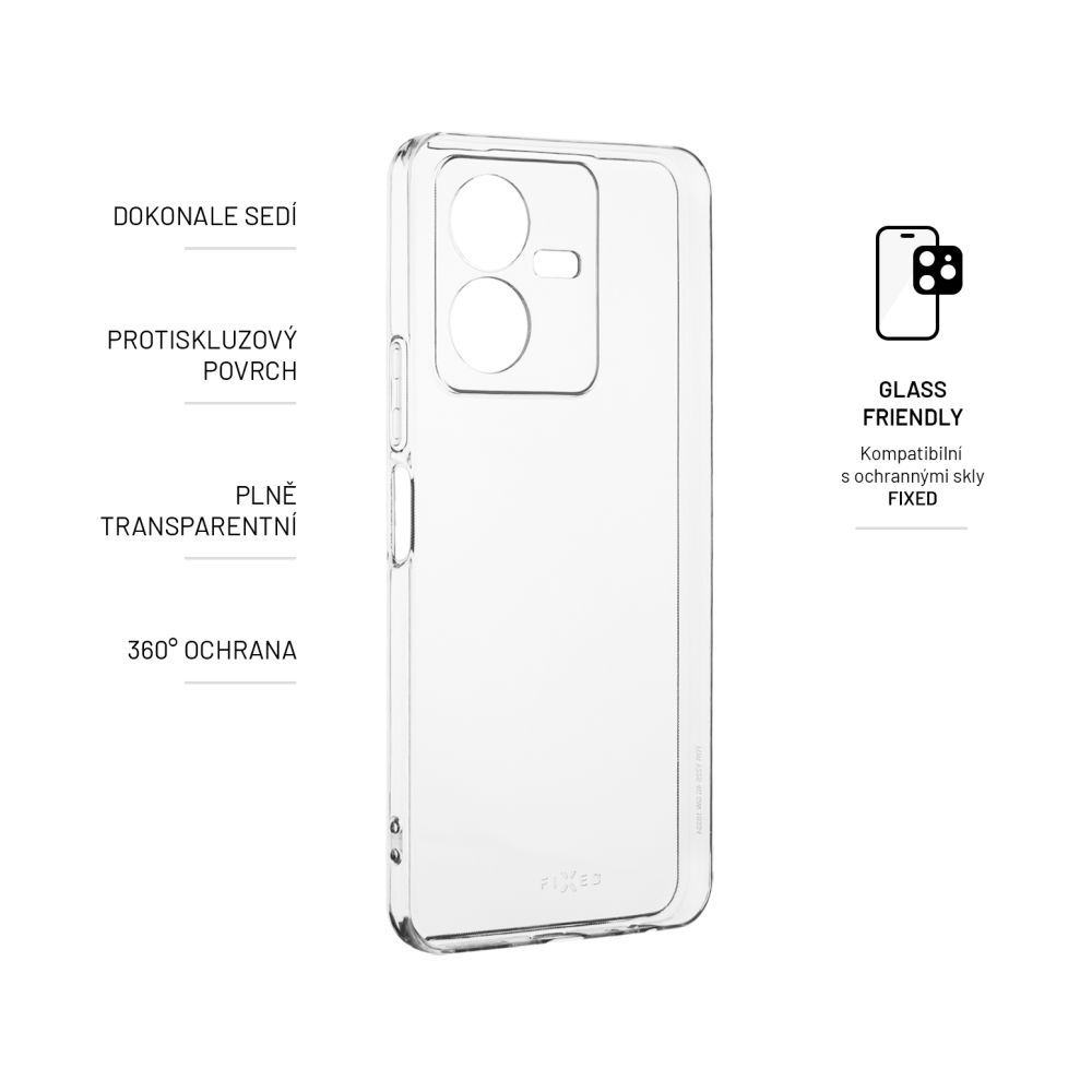 FIXED TPU Gel Case for Vivo Y22/Y22s Clear