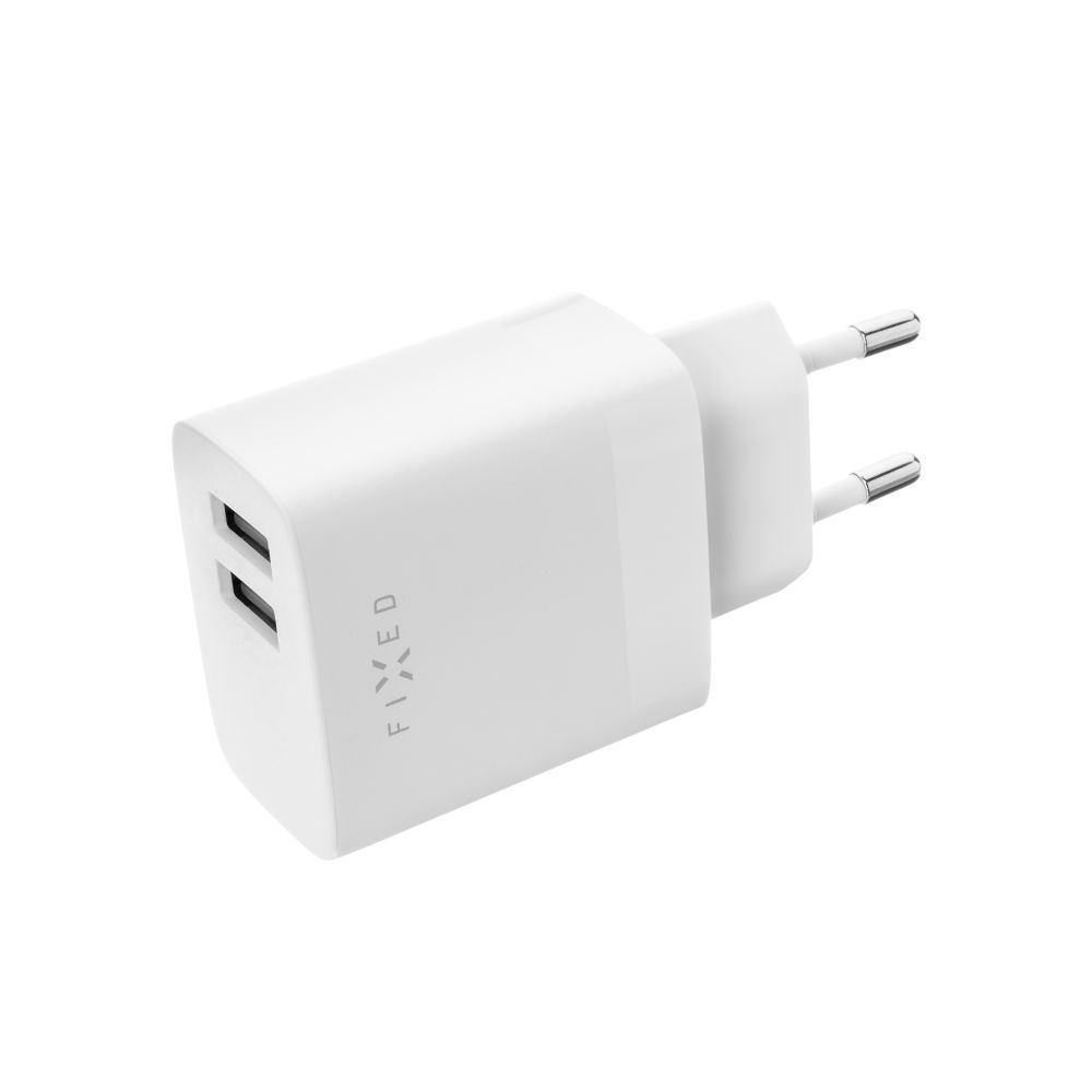 FIXED Dual USB Travel Charger 17W White