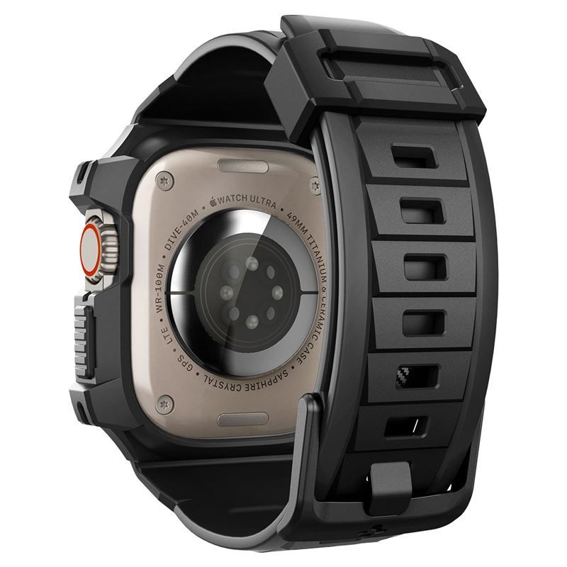 Spigen Rugged Armor Pro, black - Apple Watch Ultra 2/Ultra 49mm