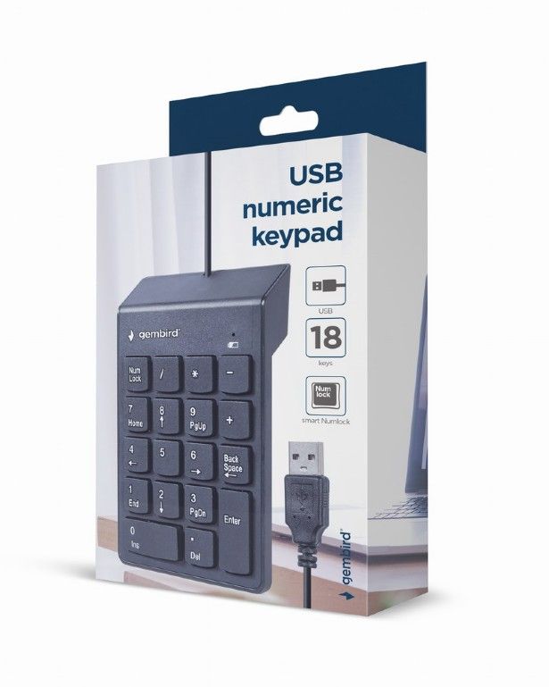 Gembird KPD-U-03 Numpad Black