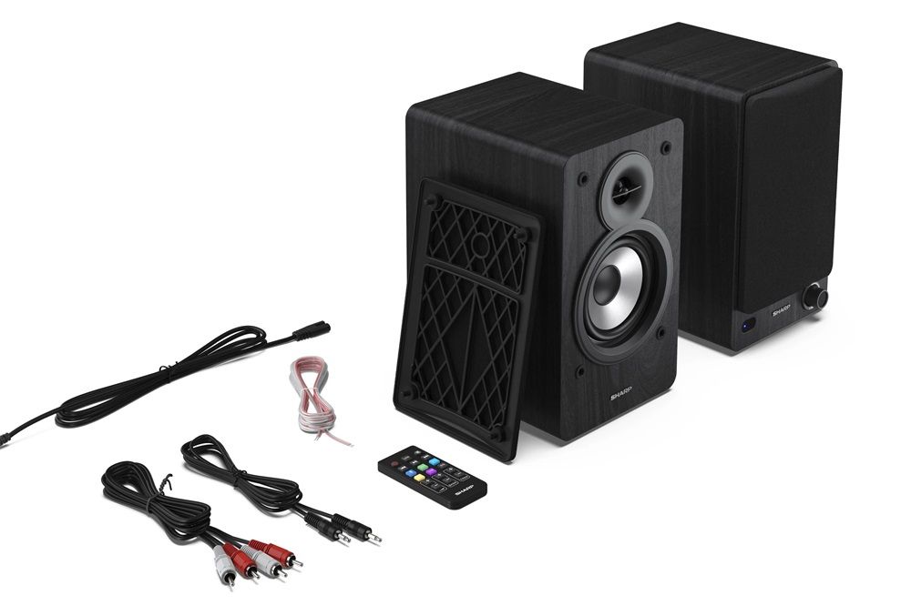 Sharp CP-SS30BR Bookshelf Speaker Black