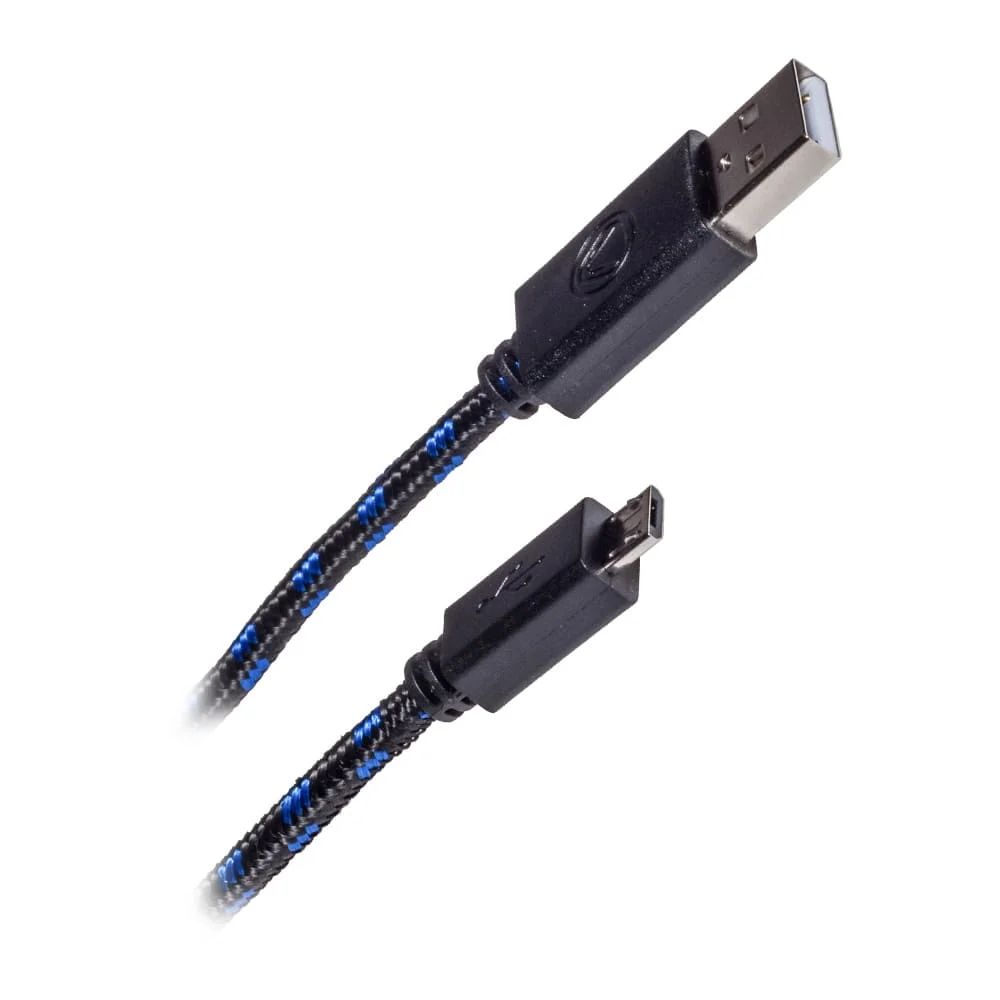 snakebyte USB Charge Cable for PS4 Black/Blue