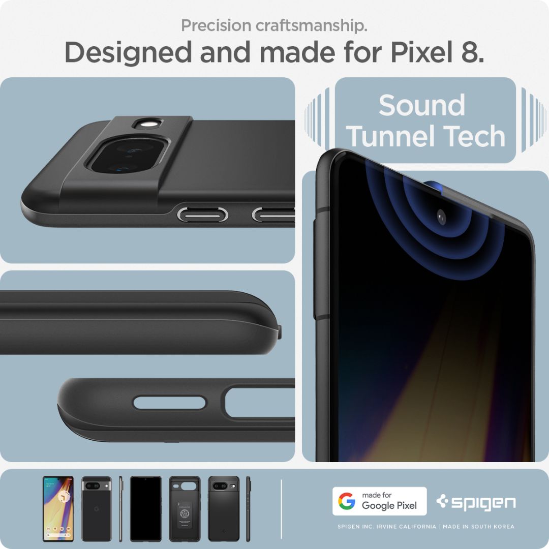 Spigen Google Pixel 8 Thin Fit Black