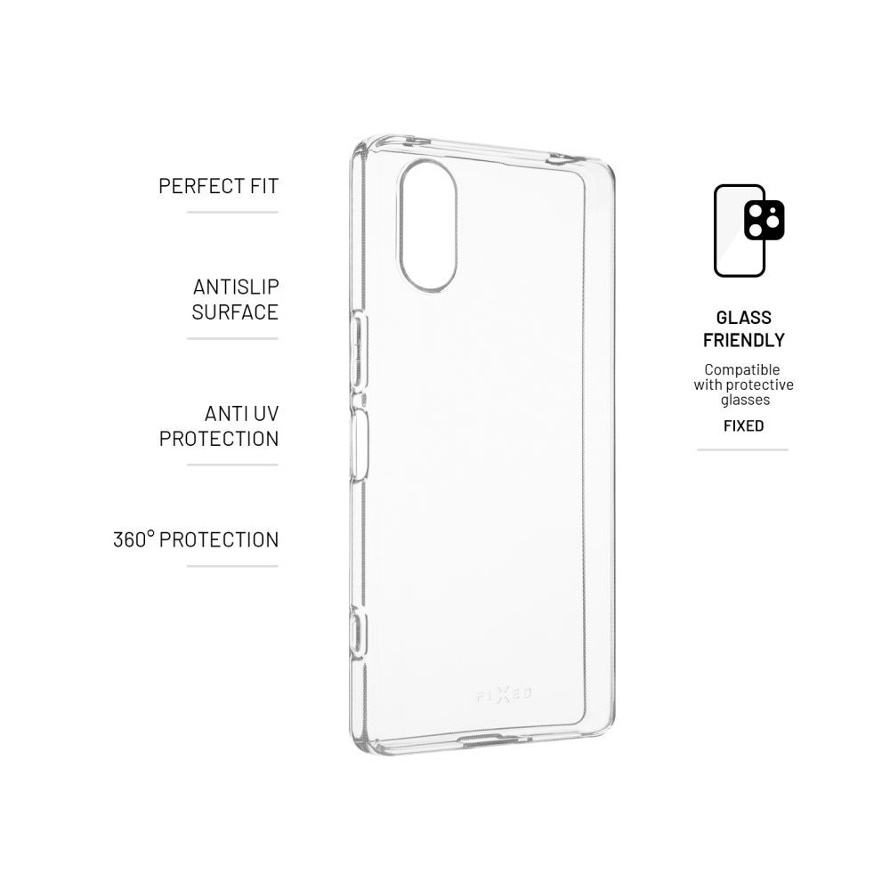 FIXED TPU Gel Case for Sony Xperia 5 V, clear