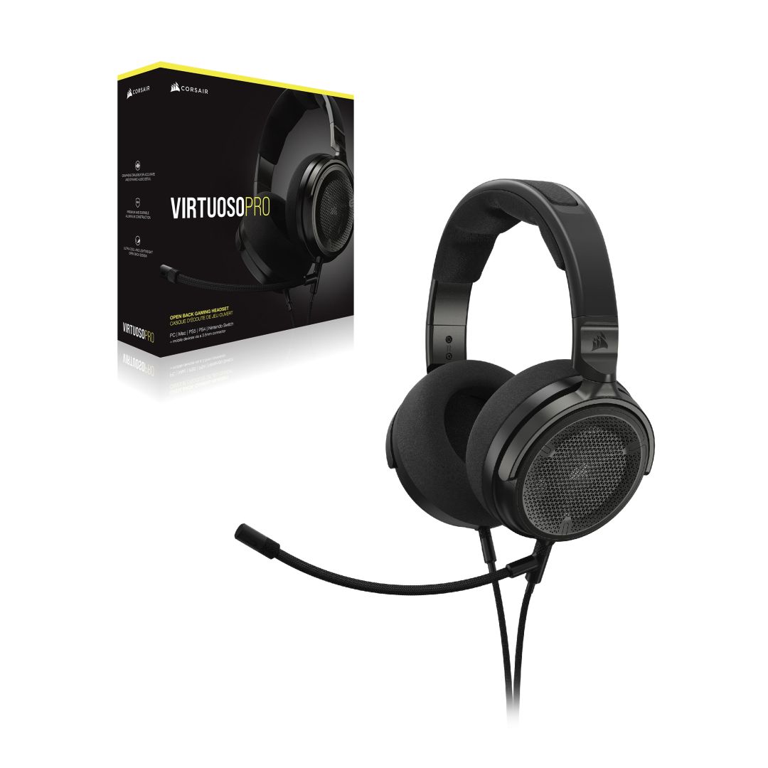 Corsair Virtuoso Pro Open Back Streaming/Gaming Headset Carbon