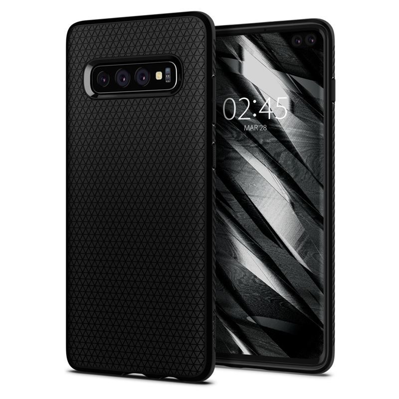 Spigen Liquid Air, matte black - Galaxy S10+