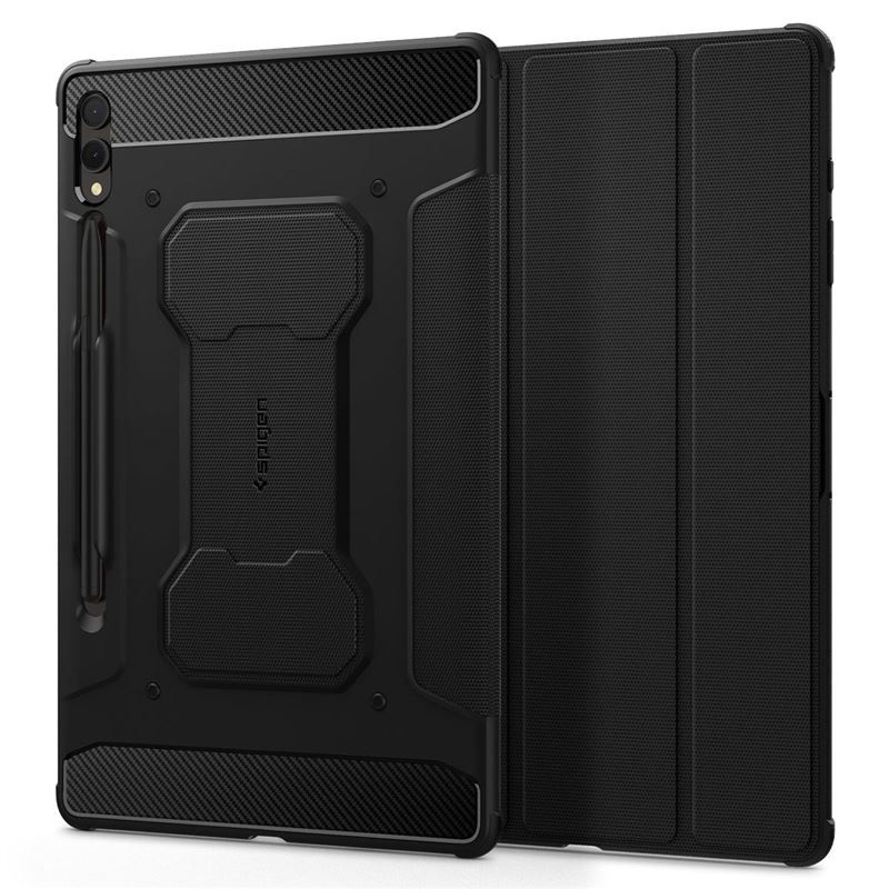 Spigen Rugged Armor Pro, black - Samsung Galaxy Tab S9+