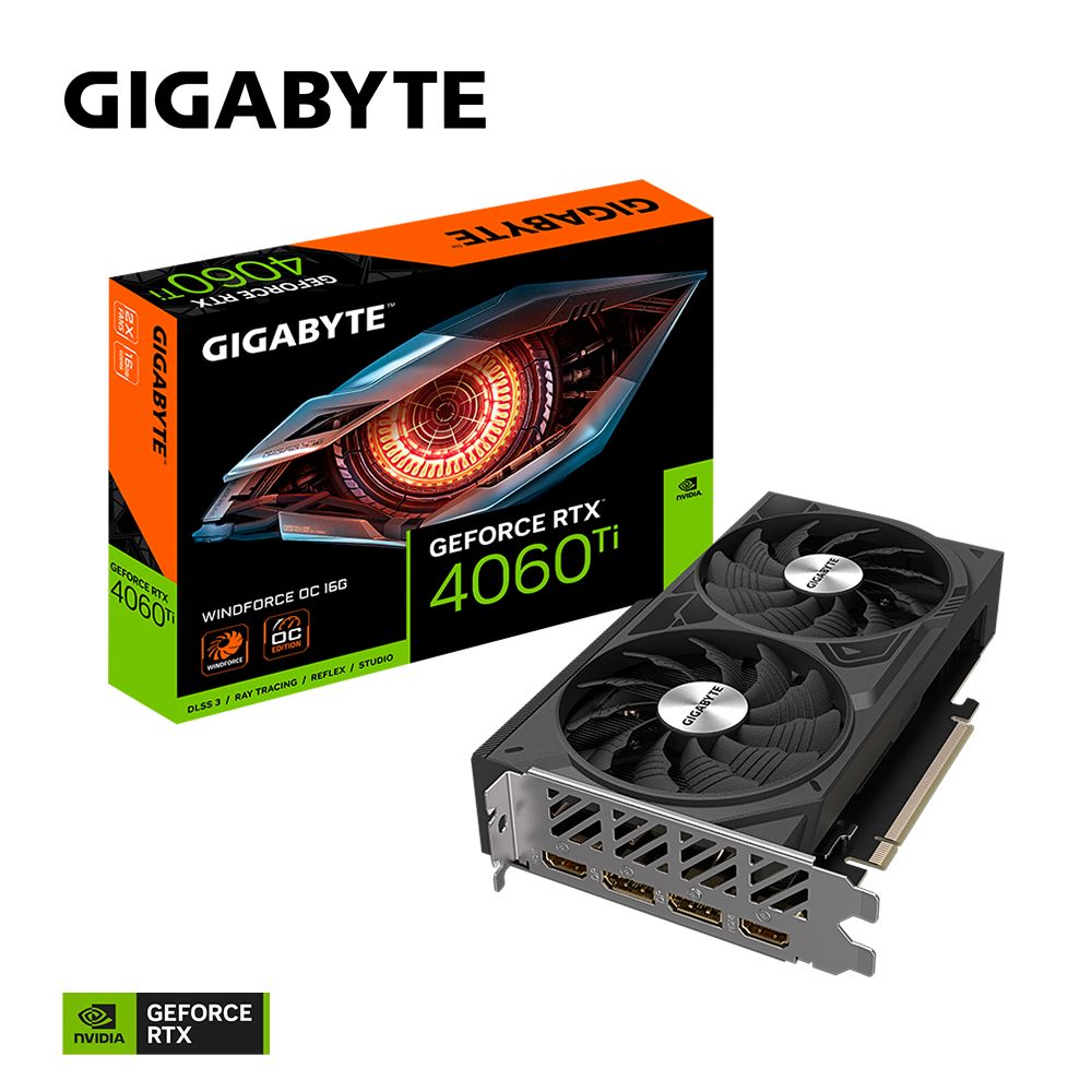 Gigabyte RTX 4060 TI WINDFORCE OC 16G