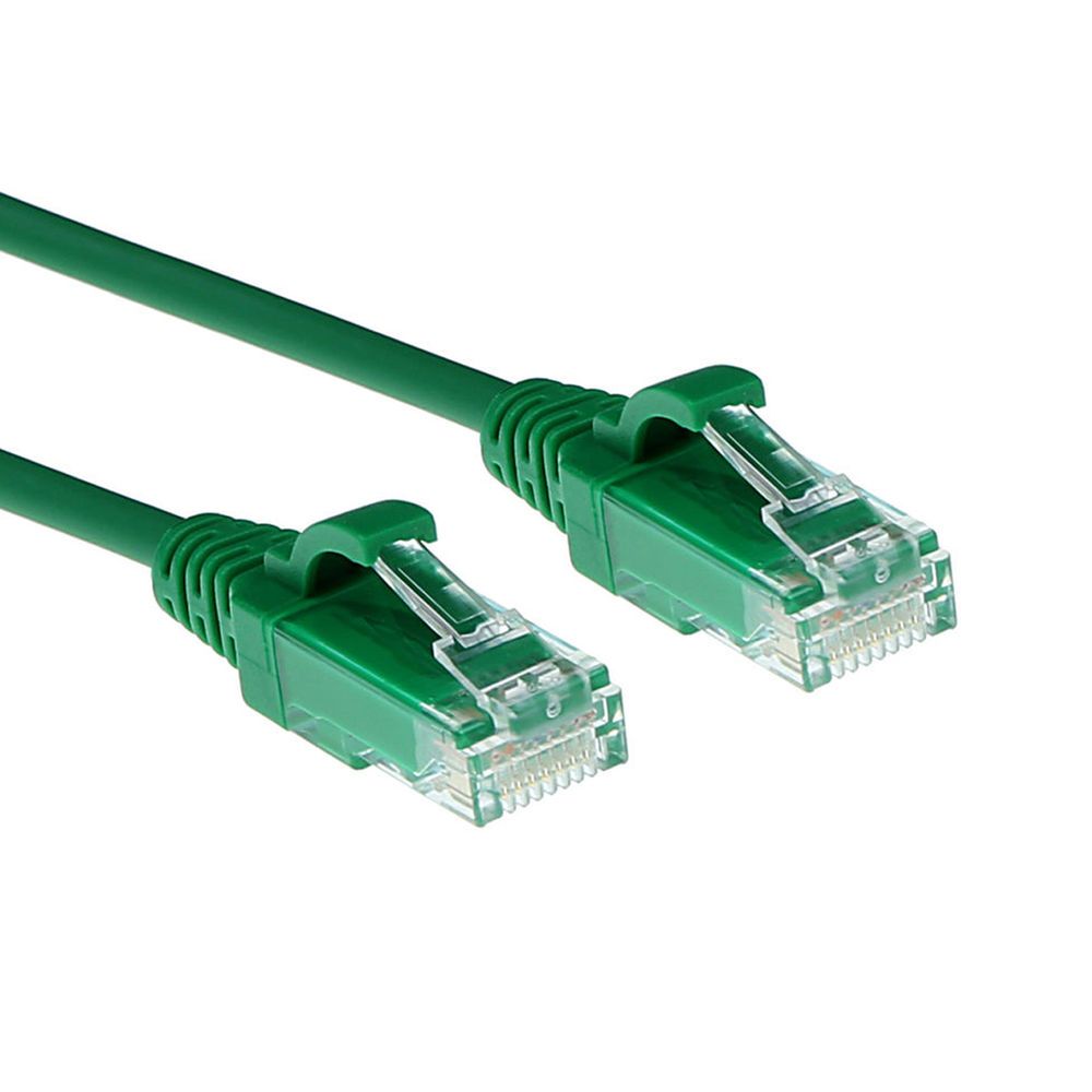 ACT CAT6 U-UTP Patch Cable 0,15m Green