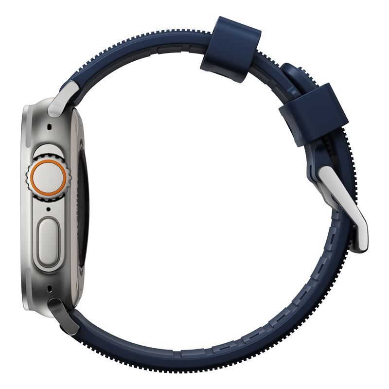 Nomad Rugged Strap, atlantic blue - Apple Watch Ultra 2/1 49mm 9/8/7 45mm/6/SE/5/4 44mm/3/2/1 42mm