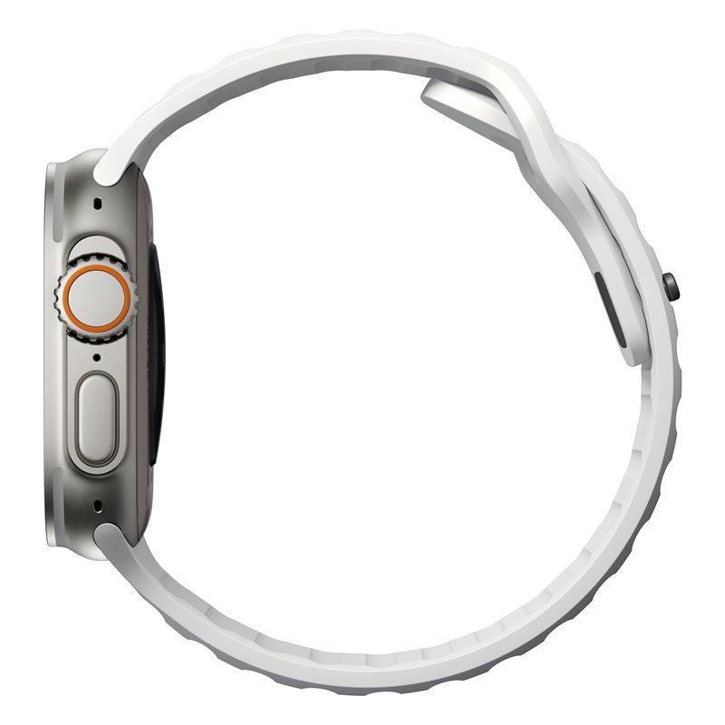 Nomad Sport Strap M/L, white - Apple Watch Ultra 2/1 (49mm) 9/8/7 (45mm)/6/SE/5/4 (44mm)/3/2/1(42mm)