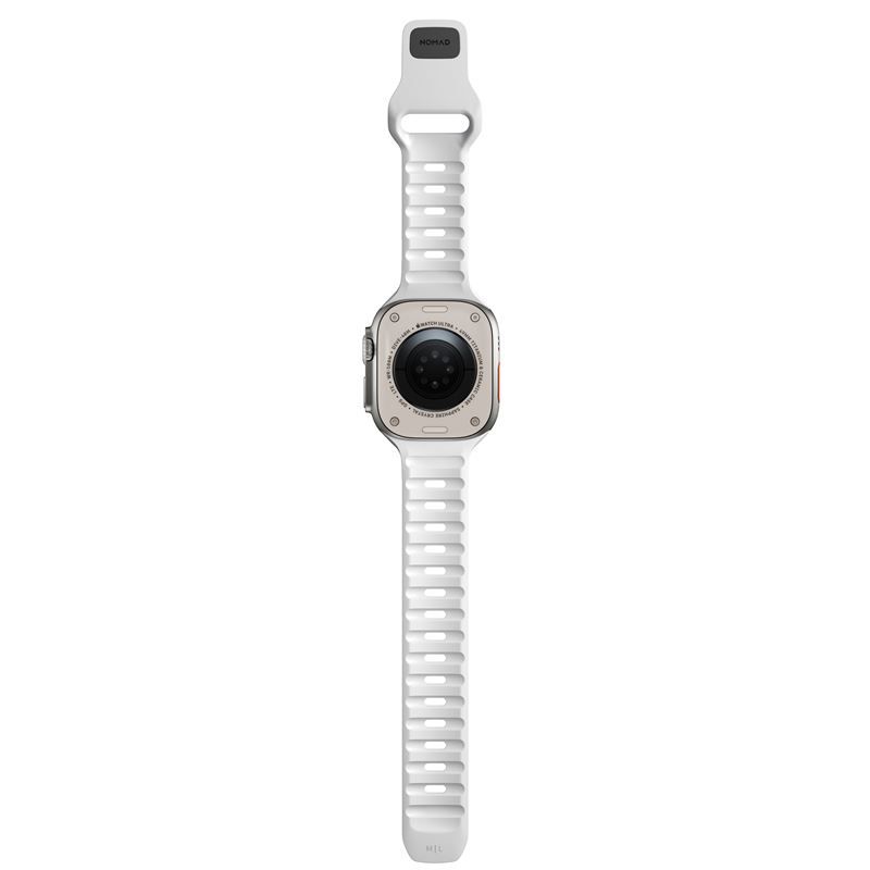 Nomad Sport Strap M/L, white - Apple Watch Ultra 2/1 (49mm) 9/8/7 (45mm)/6/SE/5/4 (44mm)/3/2/1(42mm)