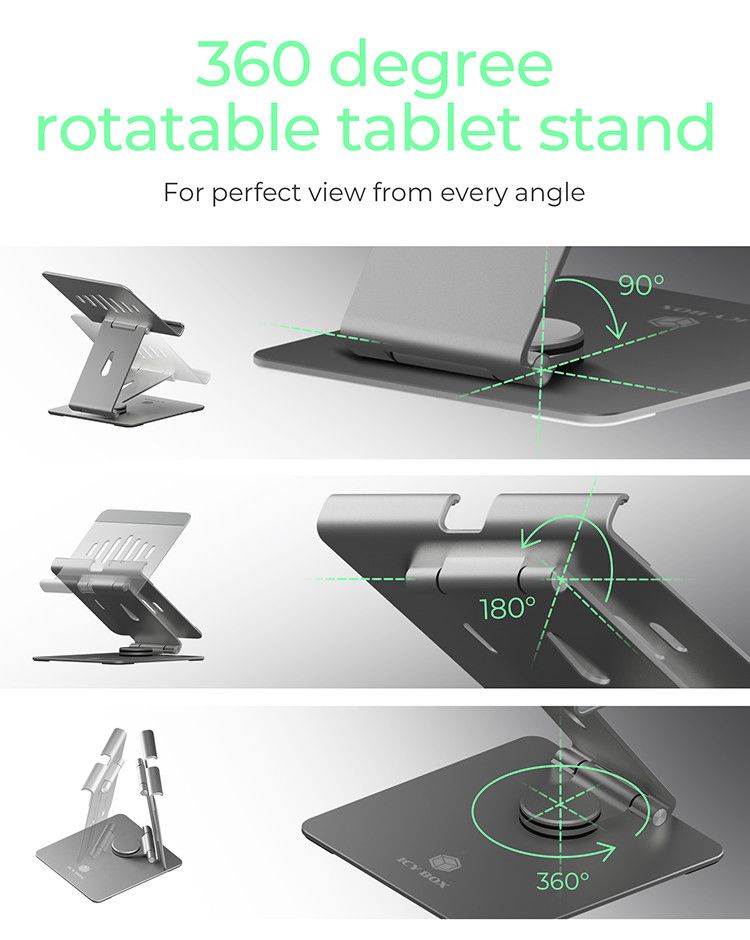 Raidsonic IB-TH200-R Tablets and Smartphone Holder to 12,9"