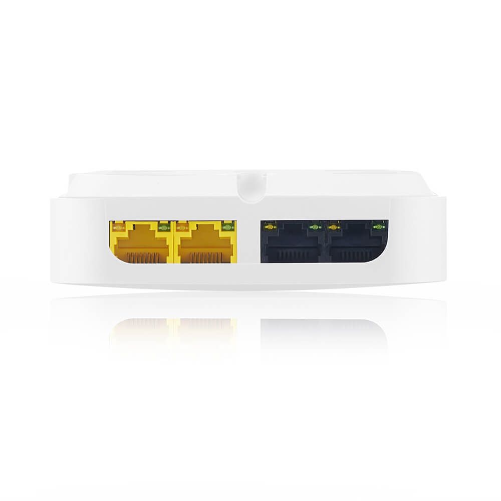 ZyXEL WAX300H AX3000 Dual-Radio Wall-Plate Unified Access Point White