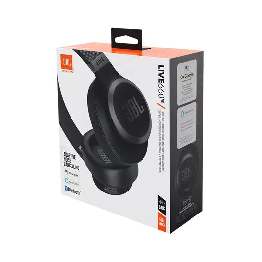 JBL Live 660NC Bluetooth Headset Black