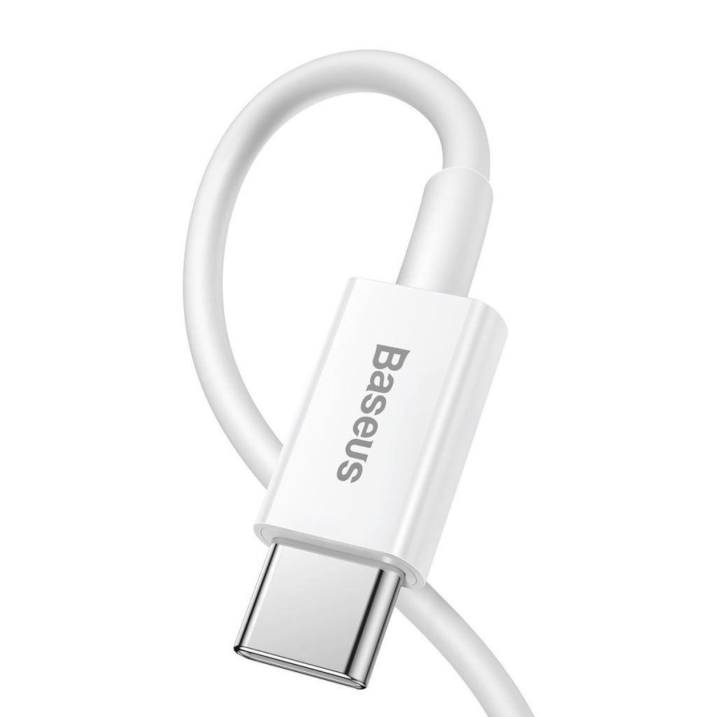 Baseus USB-C to Lightning Cable 1m White