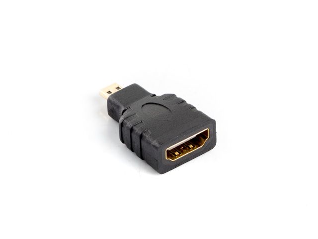 Lanberg HDMI to microHDMI male/famale adapter Black