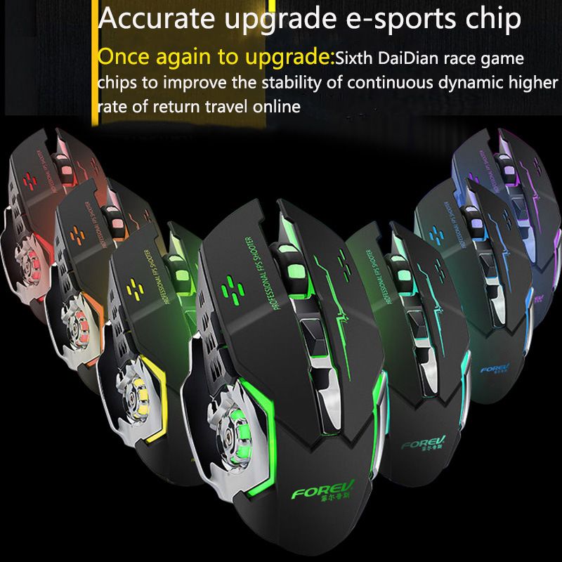 FOREV FV-W502 Wireless Gaming mouse Black