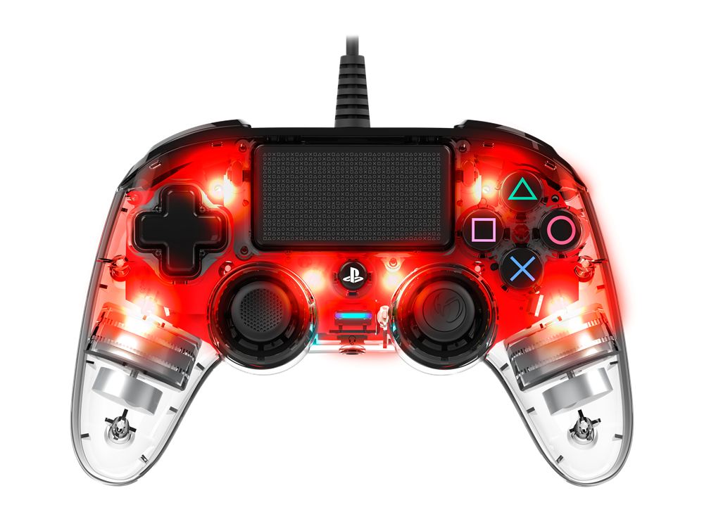 Nacon Compact USB Gamepad Red/Transparent