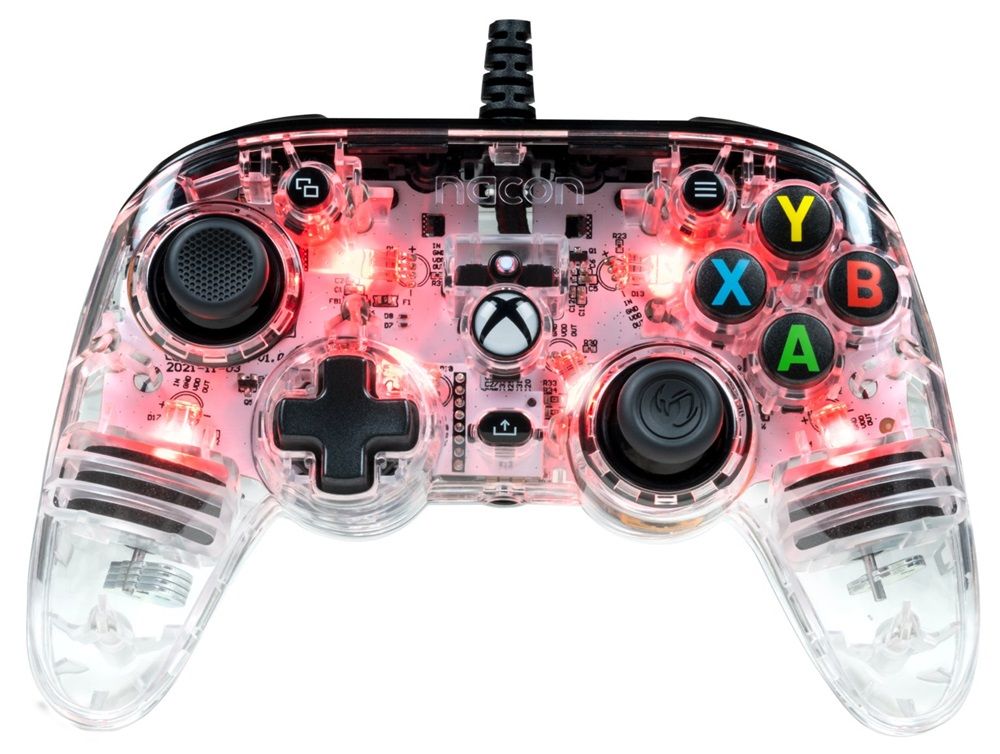 Nacon Pro Compact Xbox Series RGB Gamepad Transparent