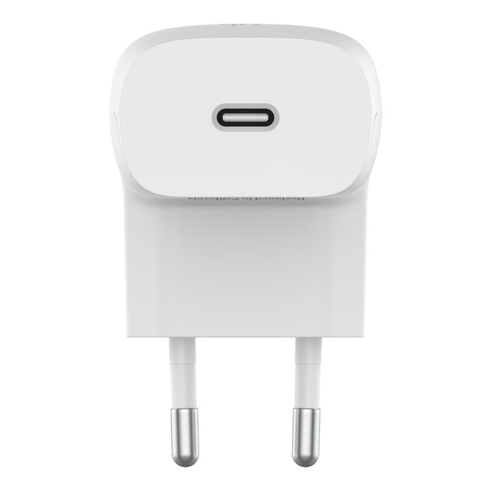 Belkin BoostCharge 20W USB-C Adapter with USB-C - Lightning Cable White