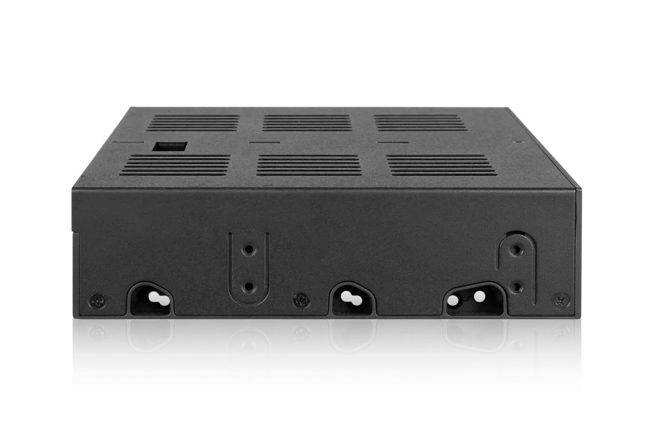 IcyDock ExpressCage MB322SP-B 2x2.5" SAS/SATA HDD/SSD Mobile Rack +3.5" Slot for External 5.25" Bay