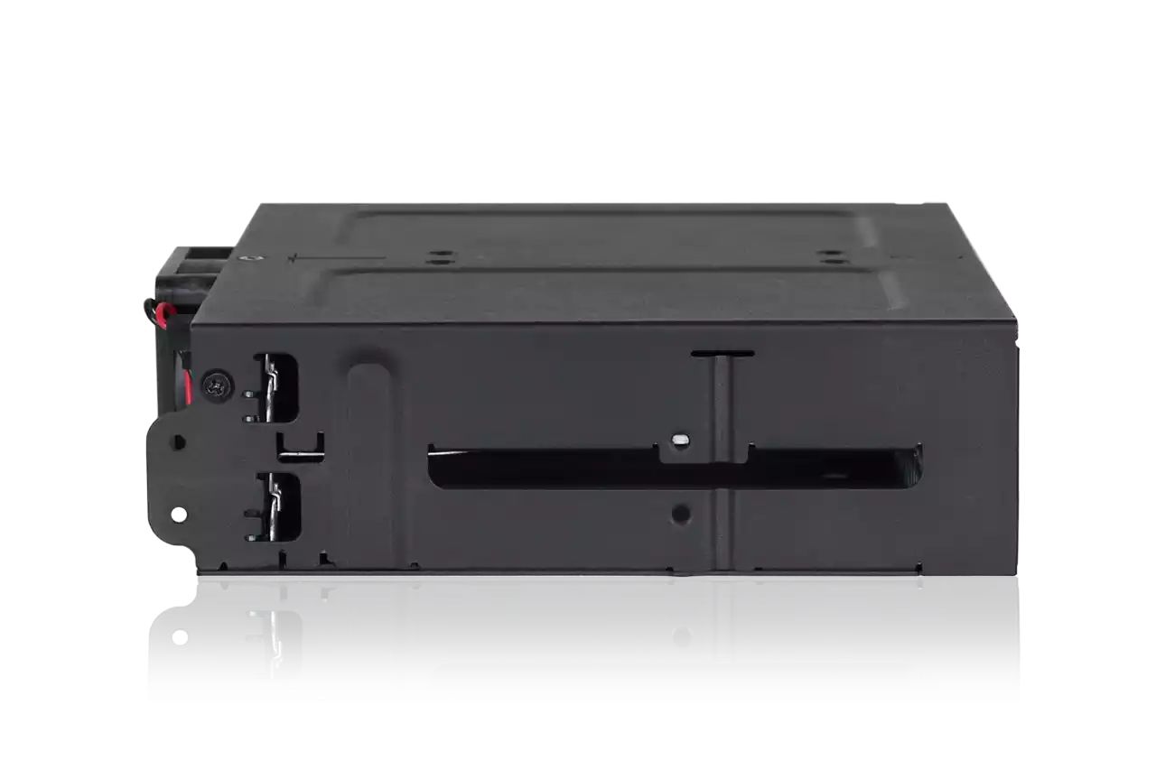 IcyDock ToughArmor MB607SP-B Rugged 4 x 2.5" SAS/SATA HDD/SSD Mobile Rack Enclosure for 5.25" Bay (With Fan Control)