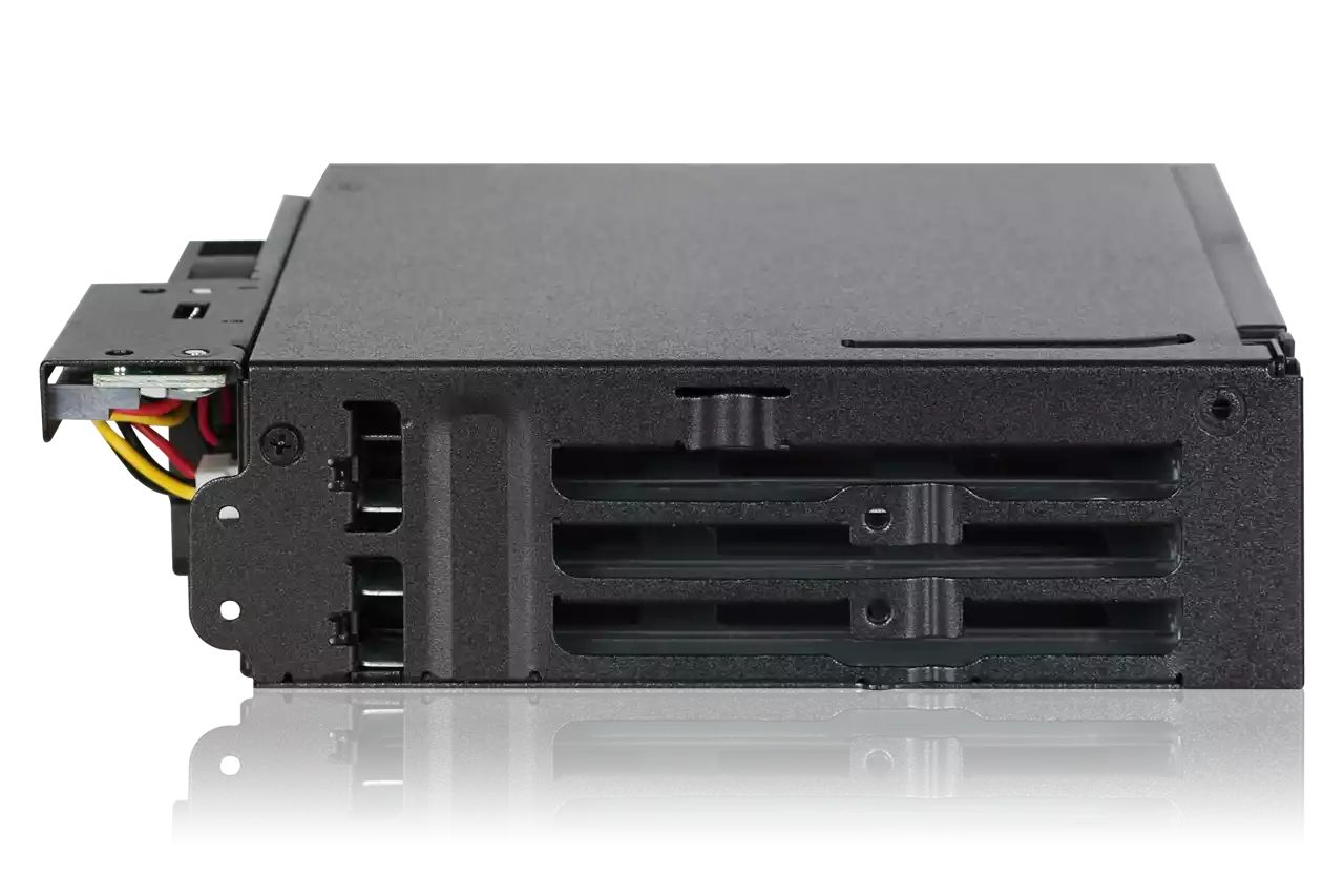 IcyDock ToughArmor MB606SPO-B 6 x 2.5" SAS/SATA SSD/HDD & Ultra Slim ODD Backplane Cage for External 5.25" Bay