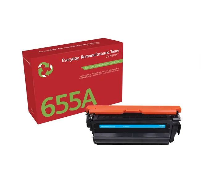 Xerox HP 655A Cyan utángyártott  toner