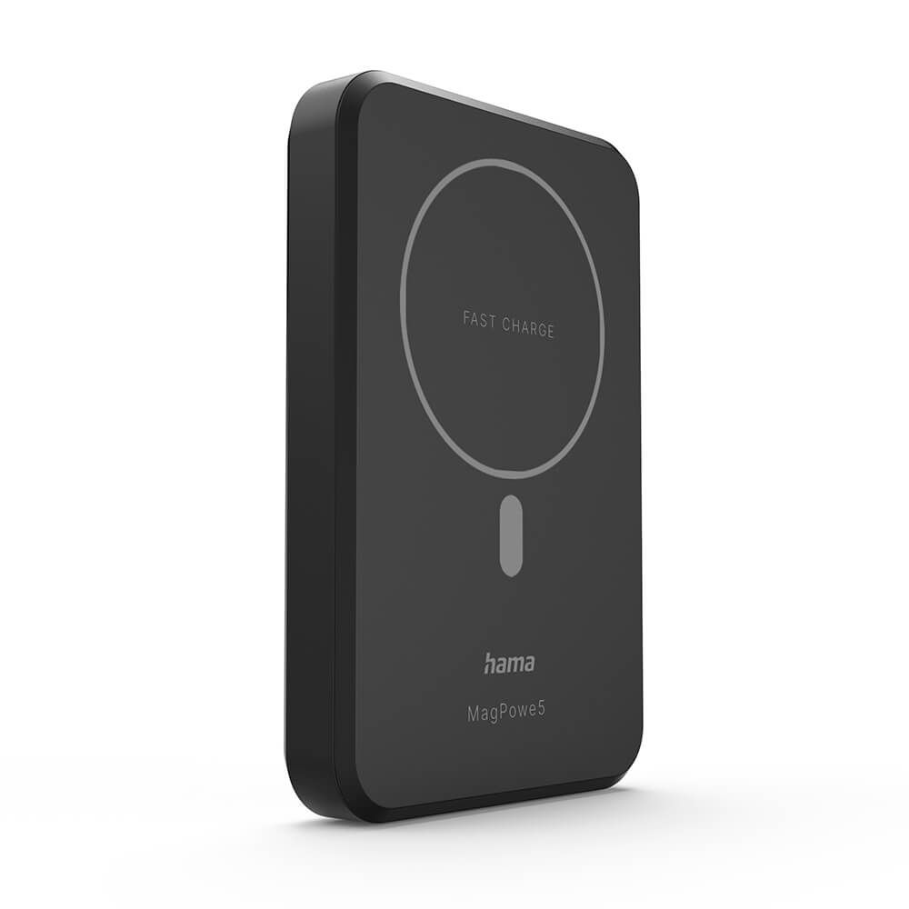 Hama Magpower 5 Wireless 5000mAh PowerBank Black