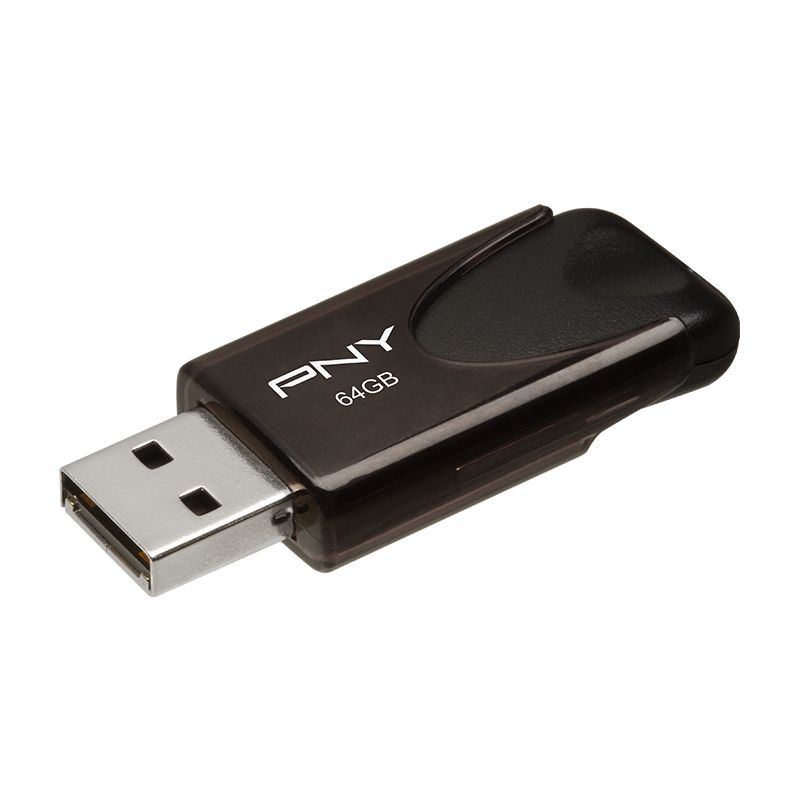 PNY 64GB Attaché 4 USB 2.0 Black