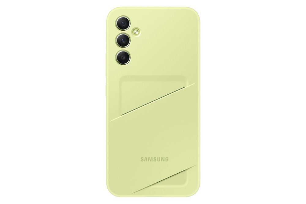 Samsung A34 Card Slot Case Lime