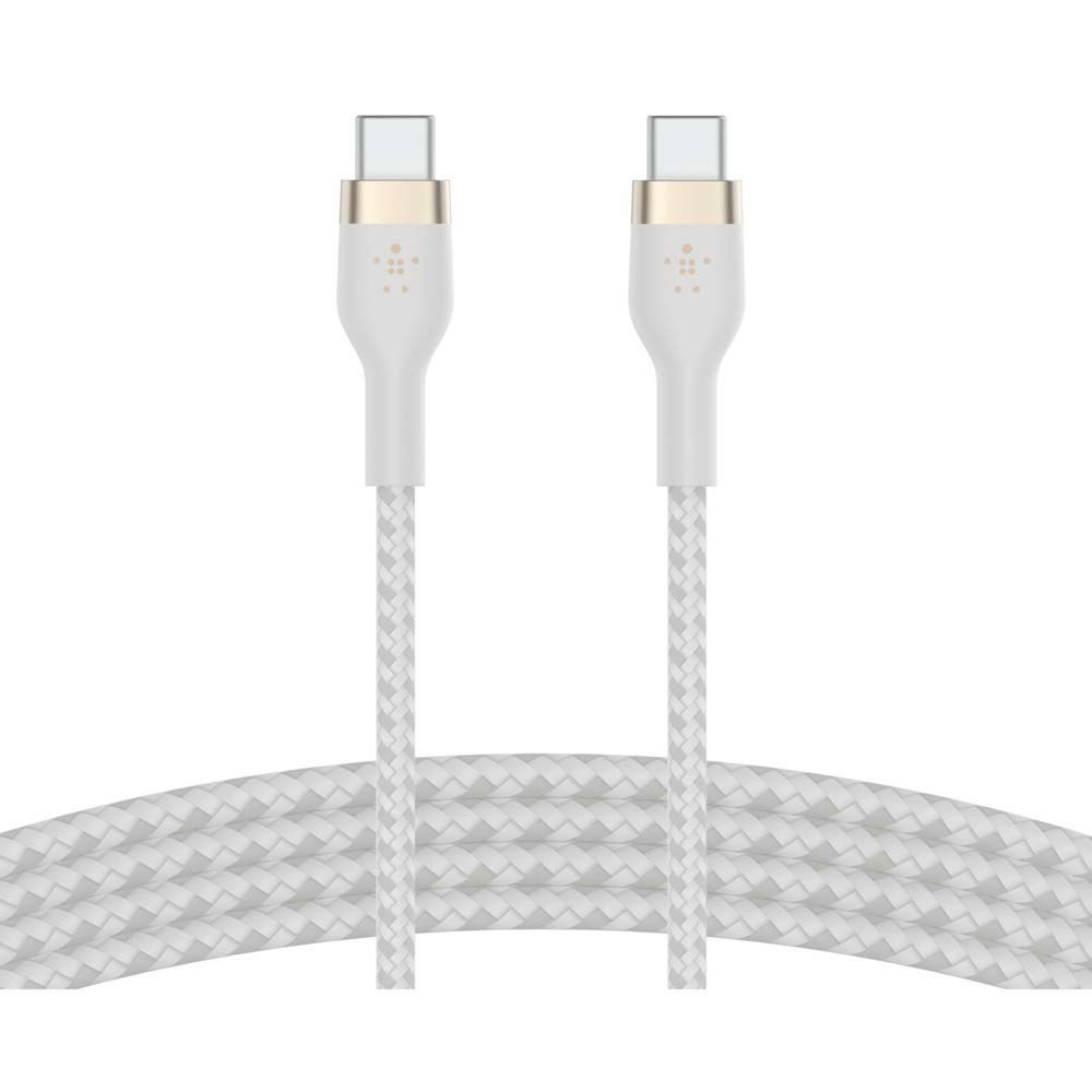 Belkin BoostCharge Pro Flex USB-C to USB-C Cable 2m White