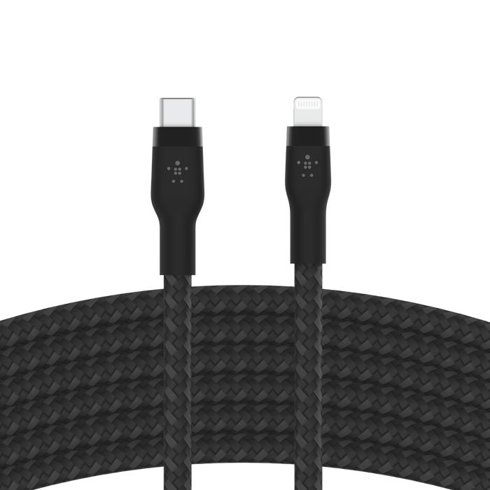 Belkin USB-C to Lightning male/male cable 3m Black