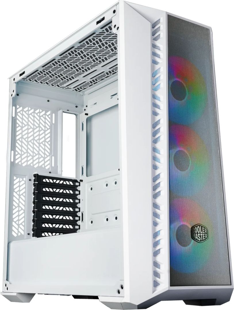 Cooler Master MasterBox 520 Mesh ARGB Tempered Glass White