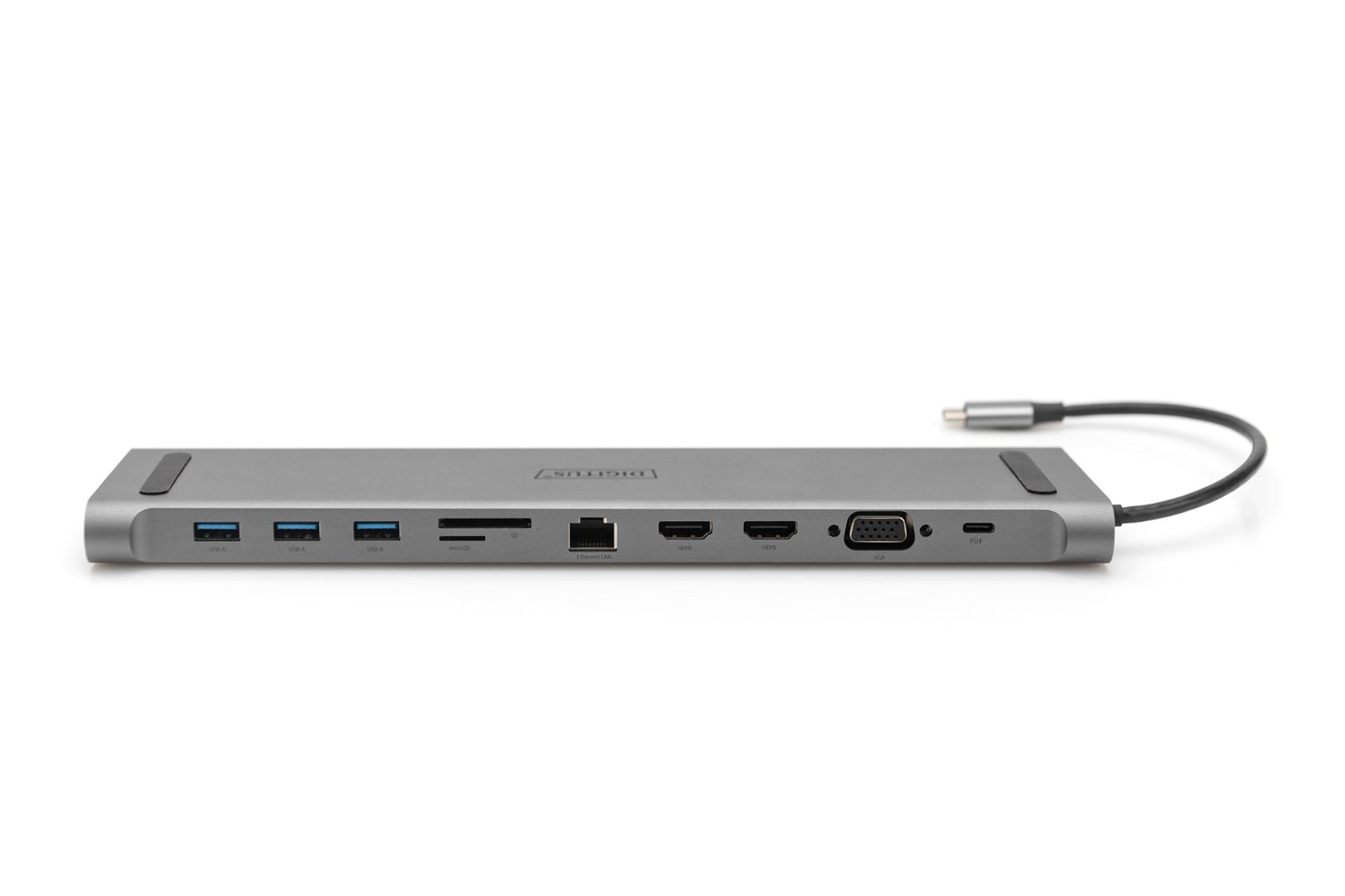 Digitus 11-Port USB-C Docking Station Grey