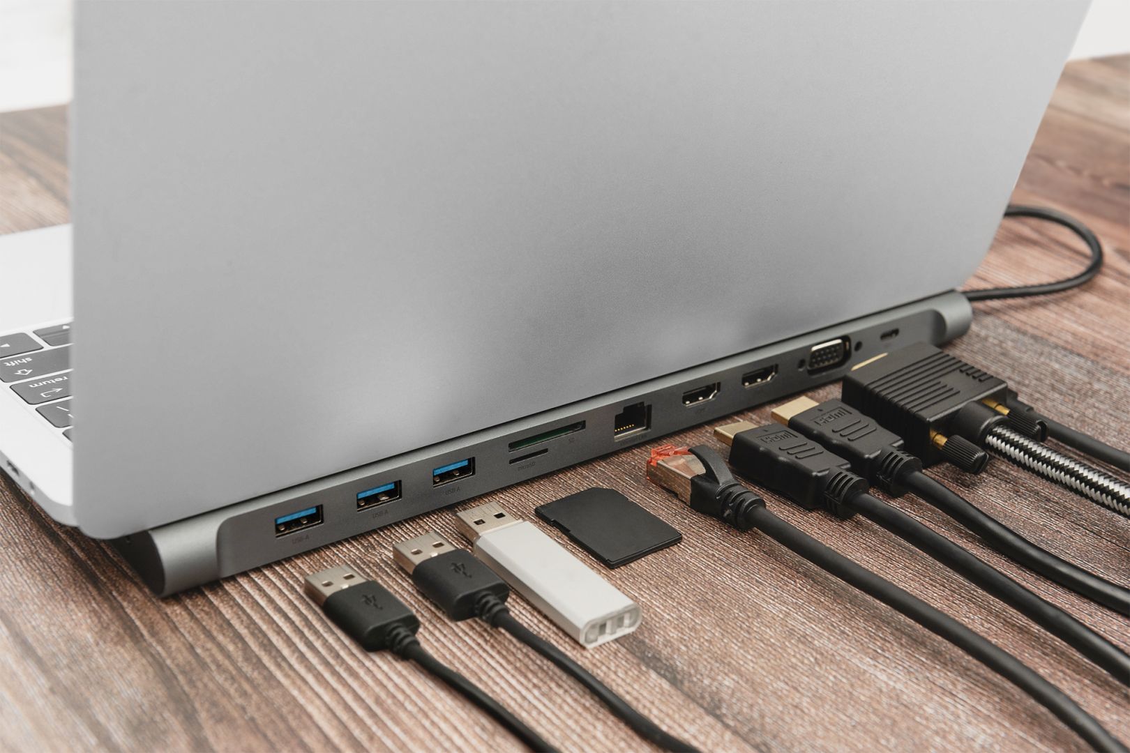 Digitus 11-Port USB-C Docking Station Grey