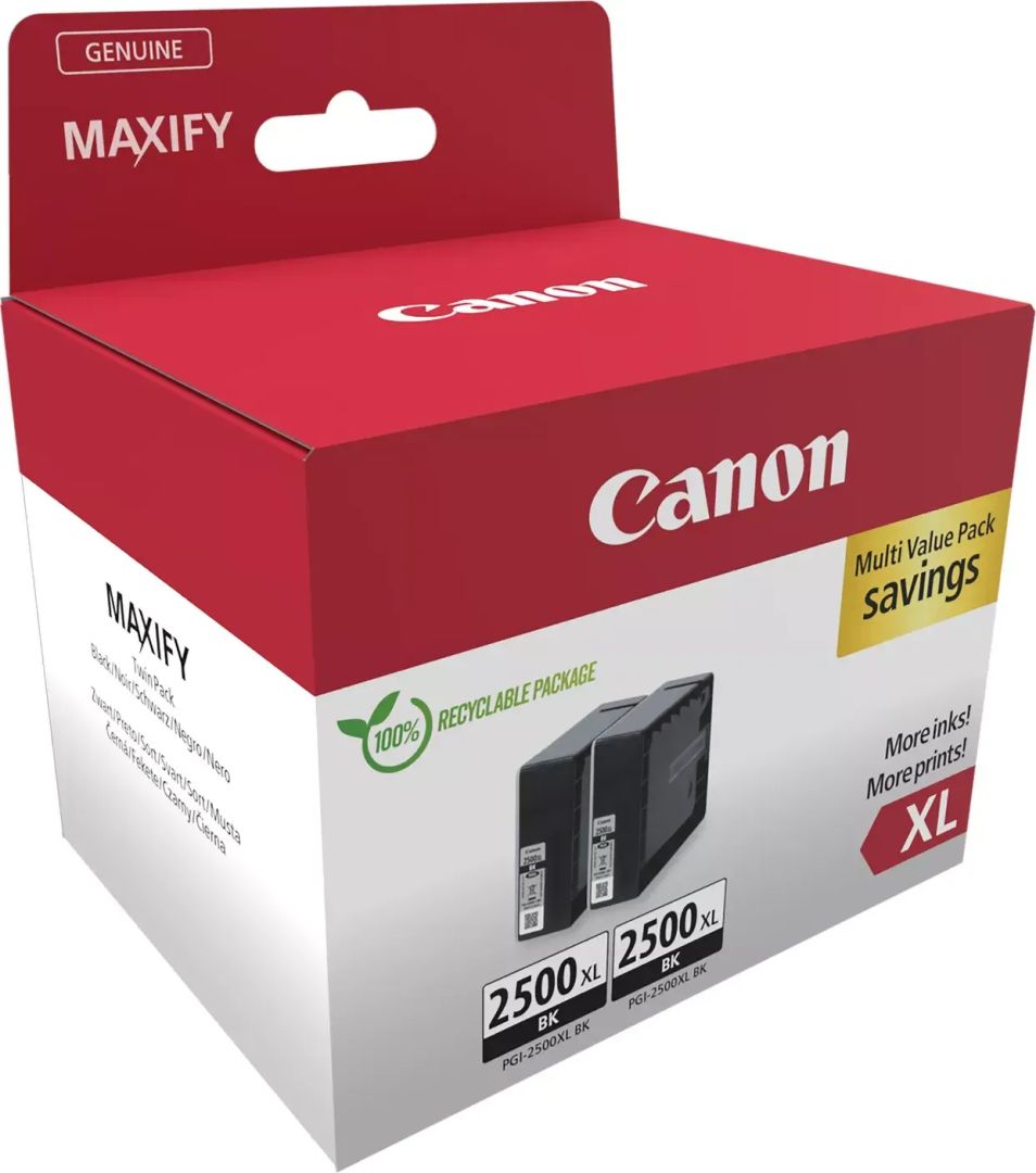 Canon PGI-2500XL Black Twin Pack