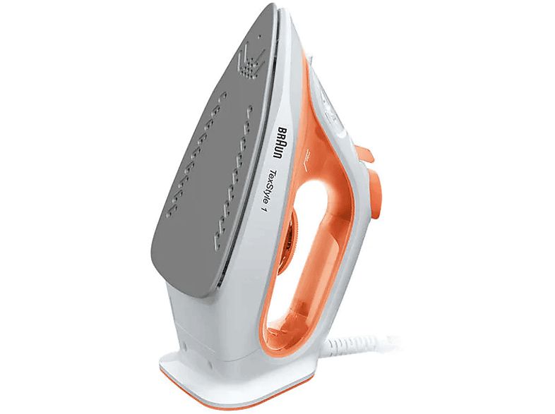 Braun TexStyle 1 Steam Iron SI 1009 Gőzölős Vasaló Orange/White