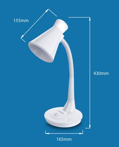 Esperanza ELD115W Deks Lamp E27 Diadem White