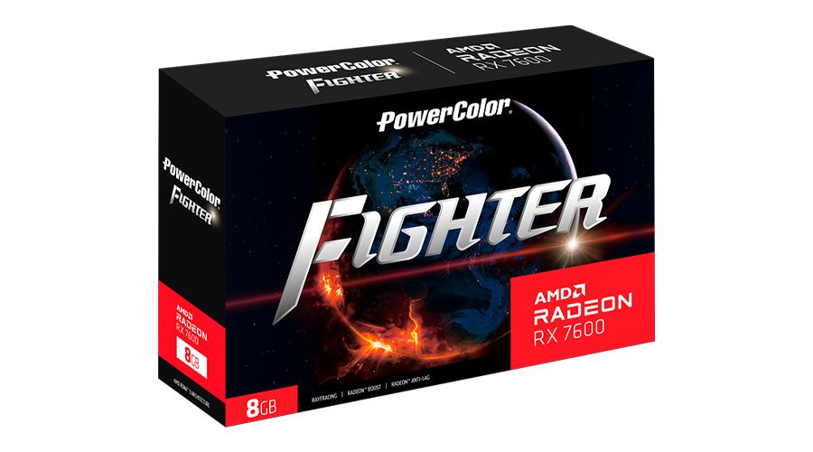 PowerColor RX 7600 8GB DDR6 Fighter