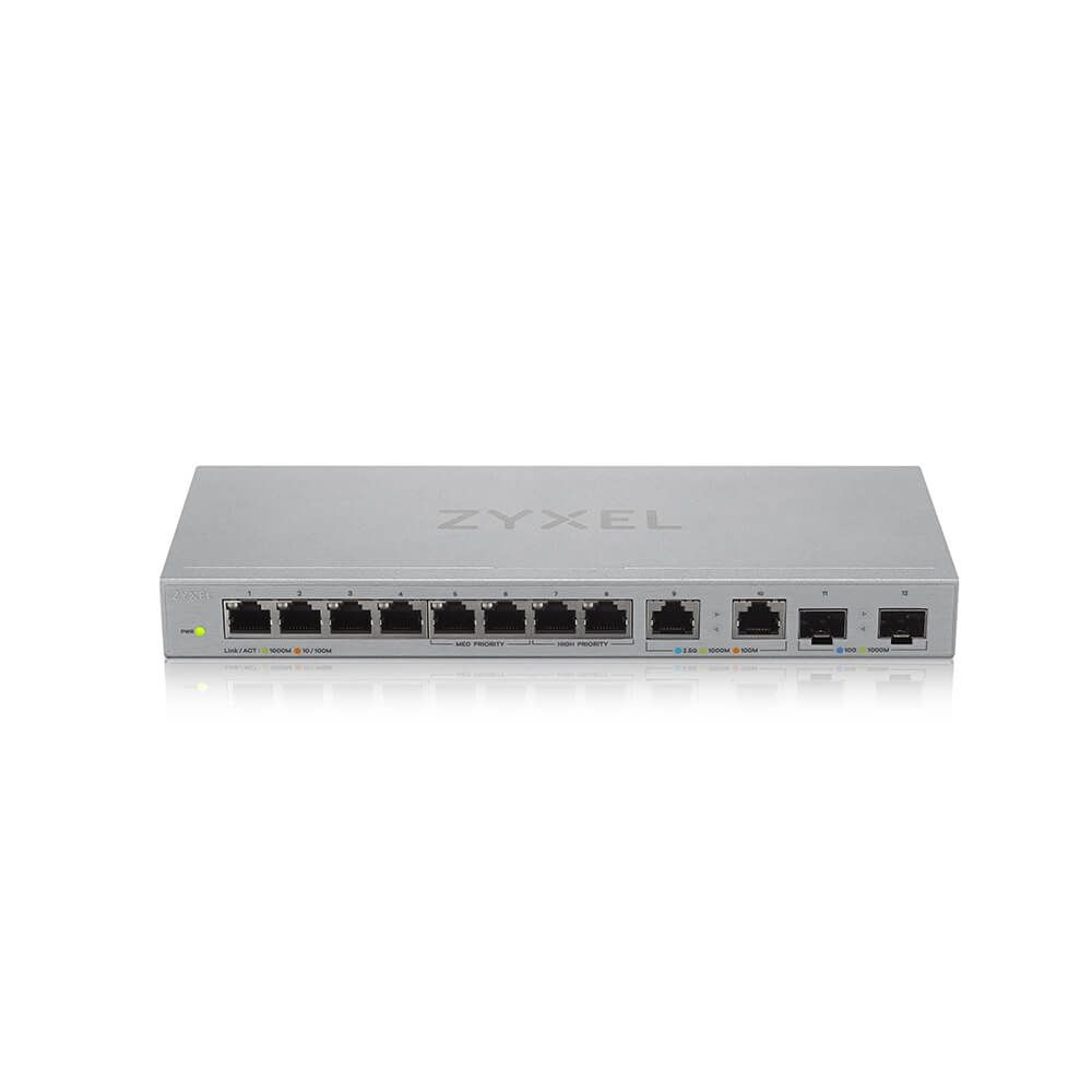 ZyXEL XGS1010 V2 12 Port SFP Gigabit Switch Silver